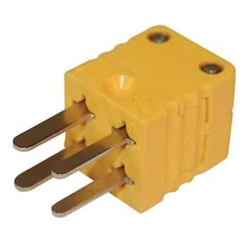 Conector de termopar dual Digi-Sense macho mini tipo K ideal para sistemas industriales pack de 5