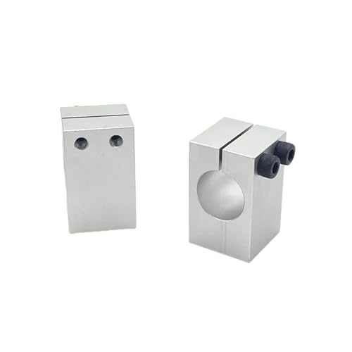 Support fixation arbre 8mm boîtier roulement embout et guide alu - 3