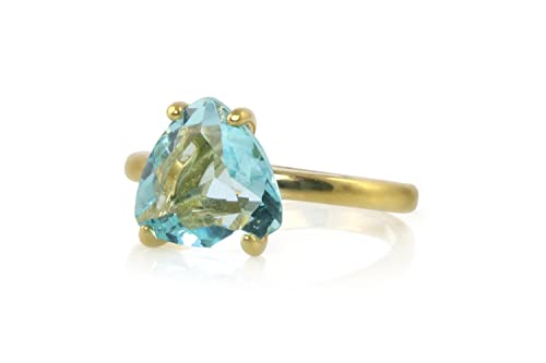 Bague Pierre de Naissance Novembre en Topaze pour Briller au Bal
