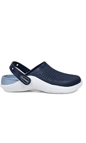 Image of Alzado Men's Classic Casual Sports Clogs /Sandals with Adjustable Back Strap for Adult | Comfortable & LightWeight| Stylish & Anti-Skid| Waterproof & Everyday Use Mules for Gents & Boys..