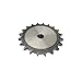 Steel Motor Drive Gear 1Pc 06B Chain Gear A3 Steel Industrial Convex Sprocket Process Hole Tooth Pitch 19.05mm 31/32/33/34/35/36/37/38/39/40 Teeth(40Teeth)