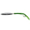 Eel Style Fishing Lure for Offshore Use with Long Cast Advantage PVC Tin Durability and Single Hook for Shore and Boat Fishing (Green) #4