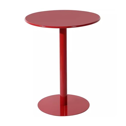 KHLMSRXJ Mesa de Bar Redonda, Mesa de Bar Tipo bistró, Mesa de cóctel Circular para el hogar, la Oficina y la Cocina, Mesa Auxiliar para sofá, mesas auxiliares pequeñas (40 x 40 x 50 cm)