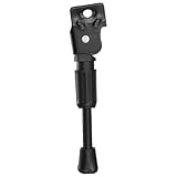 Plus Nao(プラスナオ) キックスタンド サイドスタンド 自転車用 片足スタンド 子供用 12 14 16 18 20 22 24 インチ バイクスタンド 長さ調 ブラック 14インチ