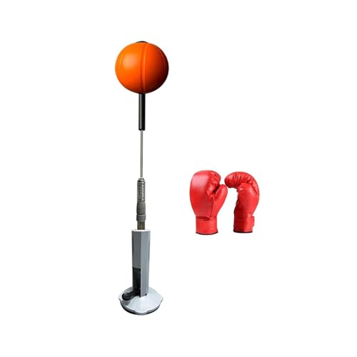 Aymzbd Boxing Reaction Ball Boxing Speed Bag Boxing Gear Height Adjustable Freestanding Punching Ball Boxing Bag for MMA Exercise, for Kids