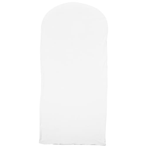 Amosfun Wedding Arch Stand Cover Elastic Backdrop Sleeve for Outdoor Events for Wedding Birthday Parties and Special Occasions White Decor
