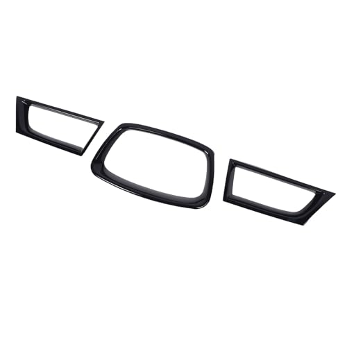 Embellecedor envolvente de rejilla frontal negro de 3 piezas para coche de 2006 y 2007
