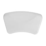 Photo Gallery elayard cuscino per vasca bagno in pu e durevole poggiatesta ergonomico antiscivolo per spa e relax supporto per e spalle accessorio per bagno bianco