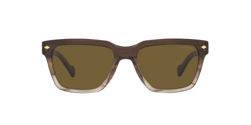 Image of Vogue Eyewear Man Sunglasses Havana Honey Frame, Dark Green Lenses, 54MM