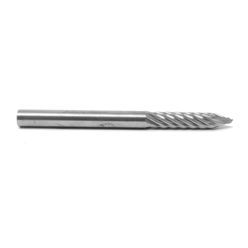 Fresa SG-44 de carburo sólido con corte simple 1/8" x 1/2" miniatura 1
