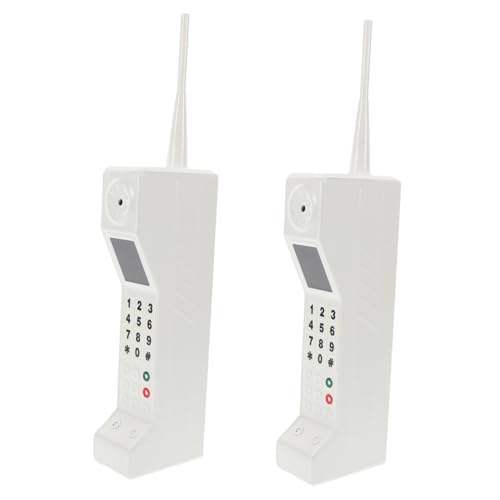 Téléphone portable rétro brique Alipis pour décoration de maison vintage et shooting