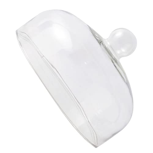 Abaodam Glass Cover Glass Dessert Cover for Displaying Fruits and Cakes in Kitchen Simple Design