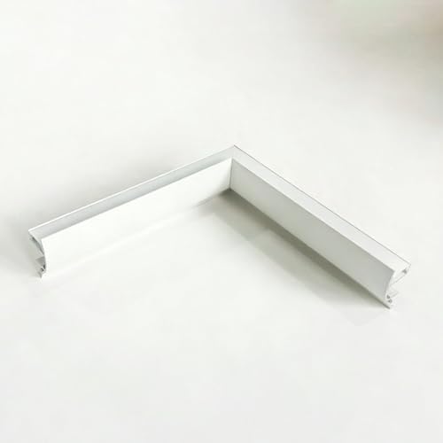 Detive LED Molding Trim - Aluminum Ceiling Wall Channel for Indirect Ambient Lighting in Living Room, Hotel, Mall - Stylish Corner Fixtures