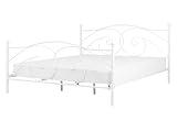 Cómoda y exclusiva cama de metal hecha de material duradero y fácil de cuidar