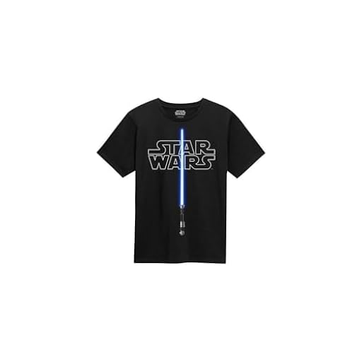 Heroes Inc Star Wars Camiseta Glow in The Dark Lightsaber (S) | Ya disponible en tu tienda friki favorita! En mundofriki.es!