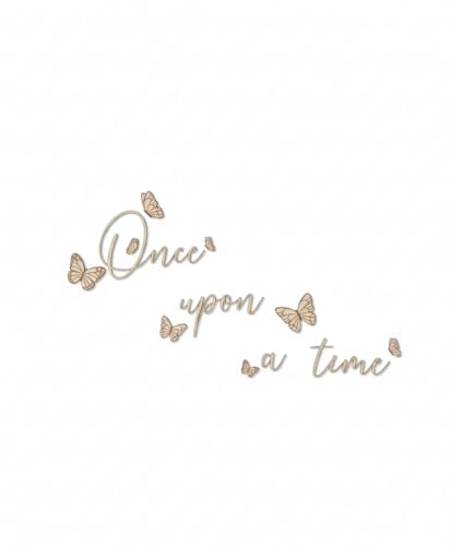 Bild: Generisch Schriftzug Once upon a time inkl. 8 Schmetterlinge & Wandbefestigung - Schriftzug Es war einmal - Holzwandschild - Schriftzug aus Holz f�r 28,90 EUR bei amazon.de