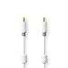Produktbild Nedis - Koaxial Kabel - IEC Stecker - IEC (Coax) Buchse - Vergoldet - 75 Ohm - Doppelt geschirmt - 10 m - rund - PVC - Weiss