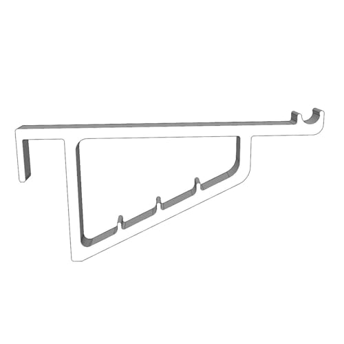 kj-vertrieb Design Stabiler Fensterhaken für Deko - für Fensterdicke...