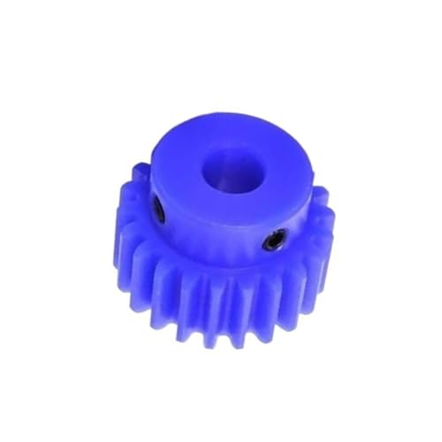 Engrenage droit en Nylon bleu de haute précision alésage 12mm module 1