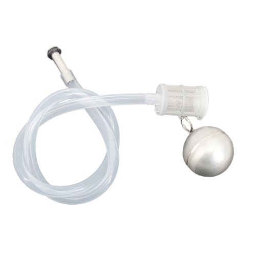 SS Ball Float & 80cm Silicone Dip Tube With Filter - Floating Beer Keg Liquid Dip Tube Kit for Homebrew, Ball/Pin Lock Kegs