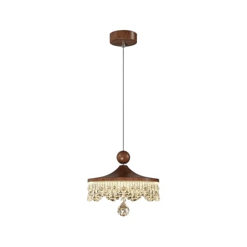 Lámpara de comedor tipo paraguas para iluminar cenas sobre la mesa