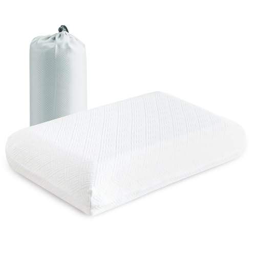 YOUR MOON Small Memory Foam Travel Size Pillow for Sleeping