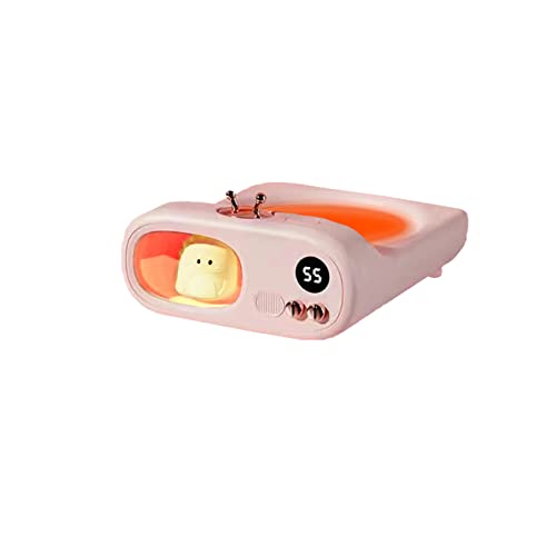 Cute Coffee Cup Warmer Mug Warmer for Desk Electric Smart Candle Wax Warmer Plate Portable Hot Chocolate Cocoa Warmer Heating Coaster with Night Light Birthday New Year (Dinosaur)
