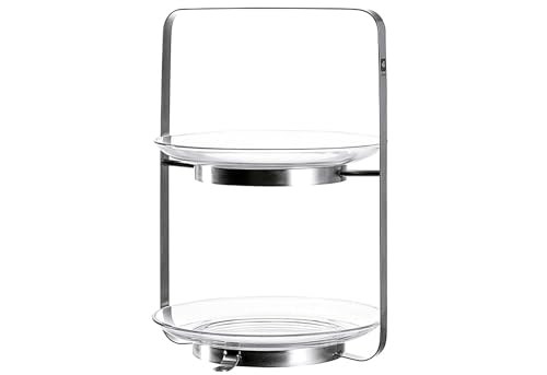 Leonardo Senso Etagere 2tlg, Servierständer aus Edelstahl mit 2...