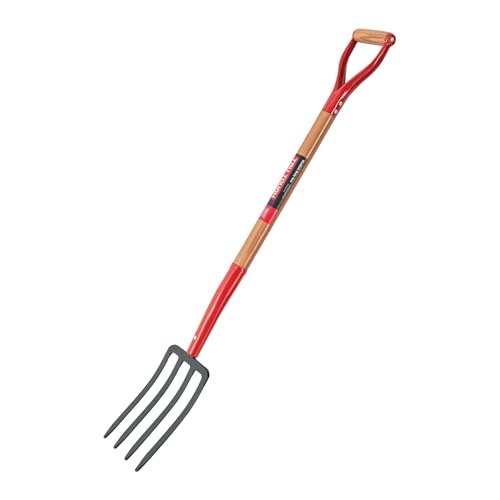 Truper Horca de Jardín con 4 Dientes y Mango D de Madera 30" miniatura 3