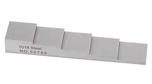 1018 Steel 5 Step 2.5mm 5.0mm 7.5mm 10mm 12.5mm Ultrasonic Calibration Test Block for Ultrasonic Thickness Gauge Meter Tester in NDT Testing