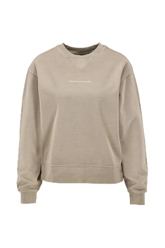 Sweat-shirt en coton biologique Marc O'Polo Denim pour femme coupe relaxed verte L