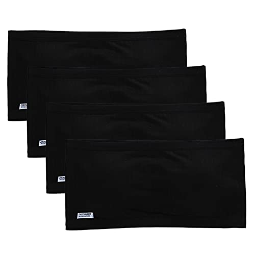 4Pack Training Bras for Teens Girls Cotton Bra Strapless Bra Full Cup Breathable Bra with Chest Pads for Adolescent