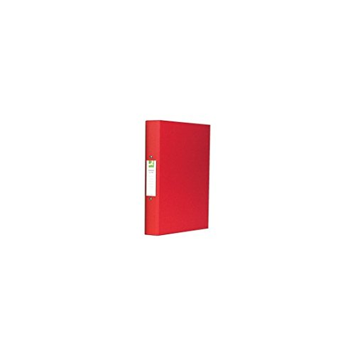 KF02008 Q-Connect 2-Ring Binder A4 25mm Polypropylene Red (Pack of 10)