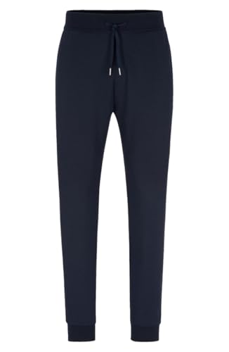 El Mejor Listado de Hugo Boss Xx los mejores 5. 41 Hugo Boss Pantalones Deportivos Forrados con Logotipo para Hombre, Azul (Admiral Blue), XX-Large