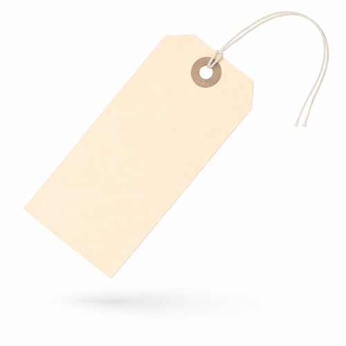 Étiquettes à nouer avec ficelle de 100 pièces pour sublimer vos cadeaux de mariage