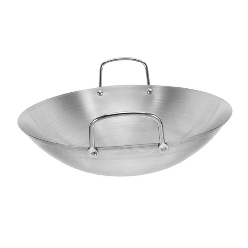 Wok de acero inoxidable Homoyoyo, 28x28cm, plateado miniatura 1