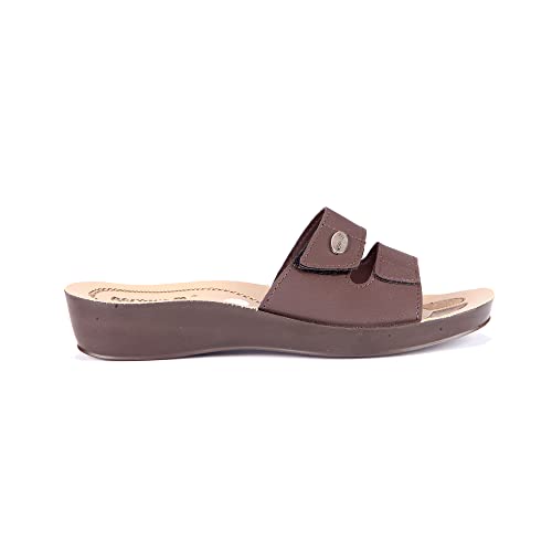 Image of AEROWALK Stylish Fashion Slipper for Women | Comfortable| Lightweight | Anti Skid | Casual Office Footwear (0402 women)