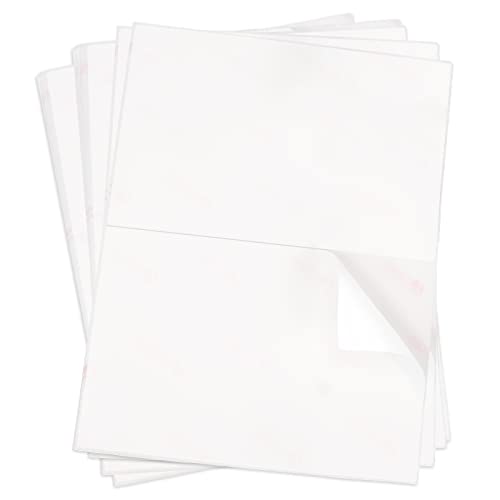 ESSENTIAL 2000 Labels 2-up Half Sheet Laser Labels 8.5" X