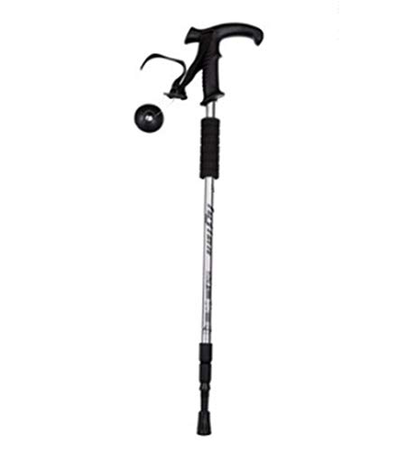 Bastones de senderismo para evitar dolor articular con bastón de trekking ajustable retráctil