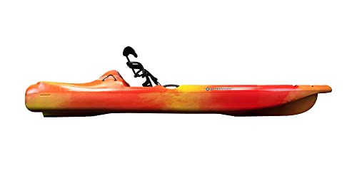 Image of Perception Hangtime 11 Kayak - Recreational Kayak with Reclining Seat - Rear Seat for Lounging - 11 ft