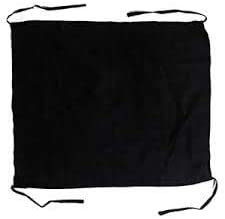 Pack of 2 Sikh Cotton Patka 50 cm X 65 cm Head wrap Dastaar Headwear Small Scarf with 4 Strings Navy Blue and Black3