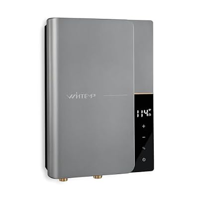 WINTEMP Tankless Water Heater Electric 13 KW 240Volts, Endless On-Demand Hot Water, Self Regulating - Wigital Temperature Display and Adjustable Temperature, Suitable for Bathroom Showers