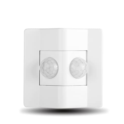 PIR Motion Sensor Smart Switch, 86-type Light-sensitive 180 Degrees Motion Sensor Switch Delay Time...