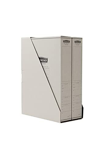 ハイモジモジ ワーカーズボックス 紙製A4サイズ書類収納箱(WIDE 2冊+STAND)