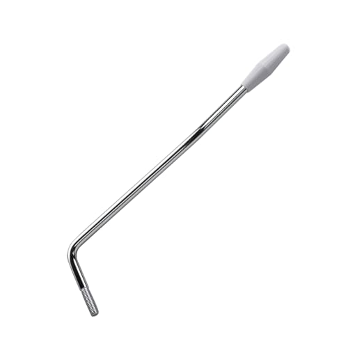 DIAO79NI エレキギター トレモロ アーム ? US M5 スレッド シングル ワミーバー、182mm (7.17インチ)、Fender Mexico Strat Style エレキギター、クロム/ホワイト