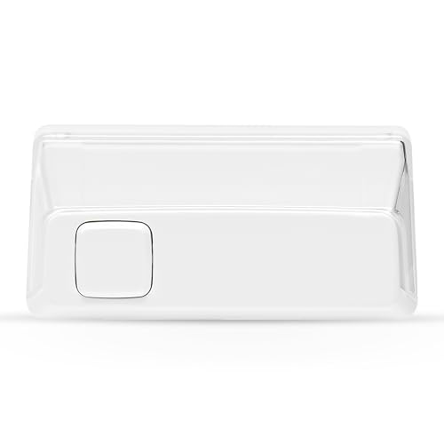 Homematic IP Smart Home Klingeltaster, Digitale Türklingel ohne Kabel, Batteriebetrieb, Benachrichtigung per App, Alexa & Google Assistant, einfache Installation, Doorbell, 150657A0