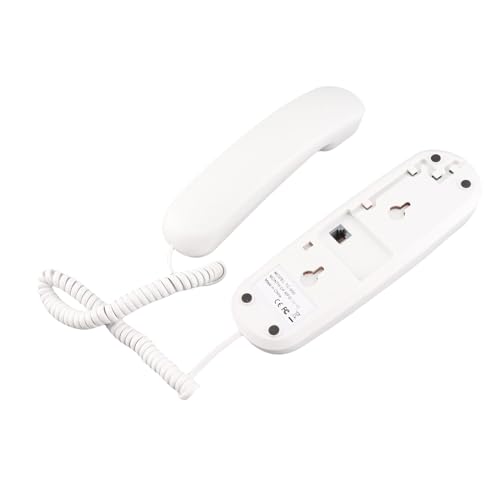 Teléfono Fijo CHICIRIS Blanco con Cable y Teclas Iluminadas miniatura 1