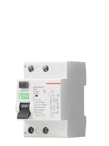 Disjoncteur différentiel 2P 40A 30mA pour borne de recharge de véhicule électrique