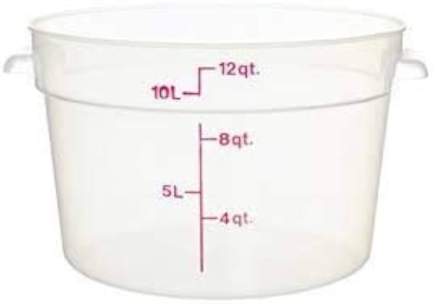 保存容器・ケース CAMBRO Amazon.com: Cambro Camware Bundle 6 &12 Quart Translucent