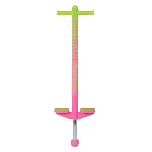 Image of Flybar Maverick 2.0 Foam Pogo Stick for Kids Ages 5 and Up, 40 to 80 Pounds, Outdoor Toys, Boys Girls, Rubber Grip, by The Original Company (Pink /Green) (F-FBPS-MAV7040)